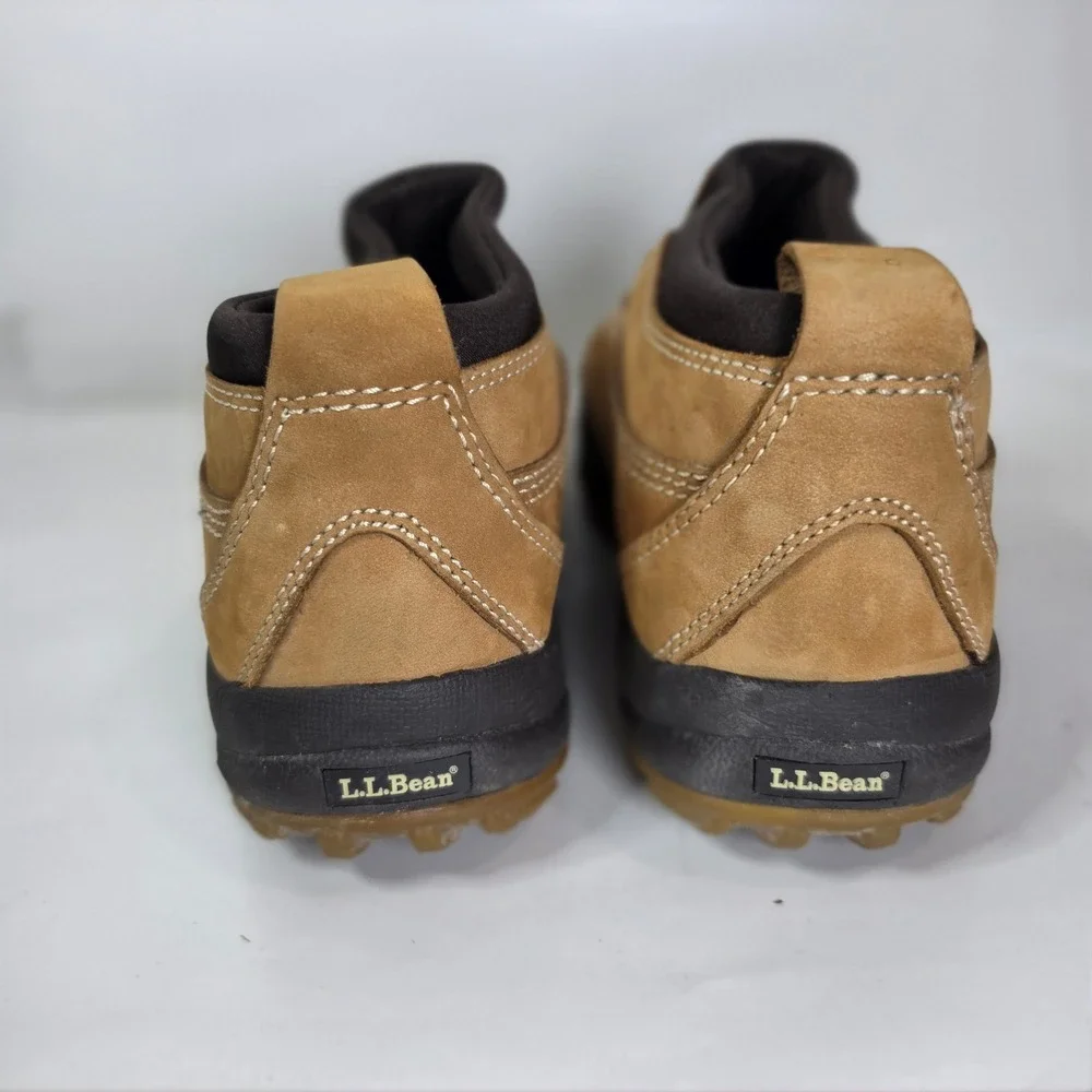LL Bean Storm Chaser 5 Mens Slip On Duck Boots Waterproof Brown Sz 9 VV9204